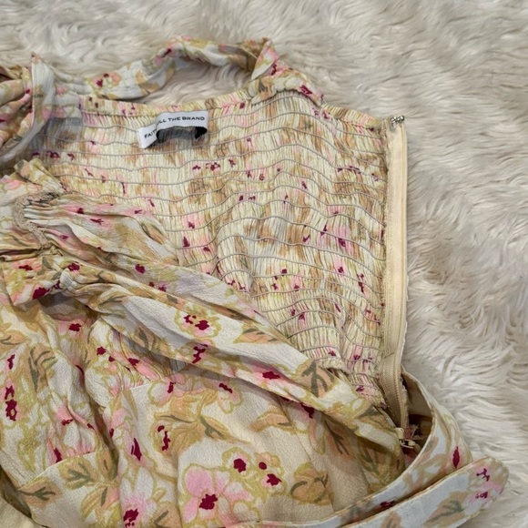 Faithfull Saint Tropez Midi Dreas in Adele Floral Print - Size 6 - Picture 4 of 7